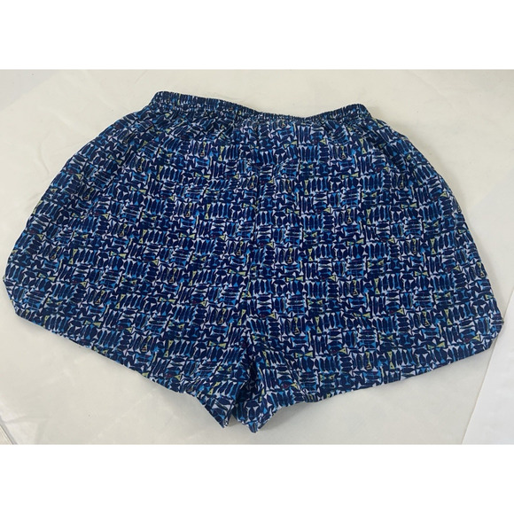 Nike Vintage Women Running Athletic Shorts Sz S Abstract Key pocket white liner - Picture 4 of 6